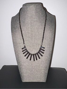Hematite Beaded Necklace